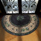 Tapis d'entrée demi-lune style bohème – Antidérapant & Doux