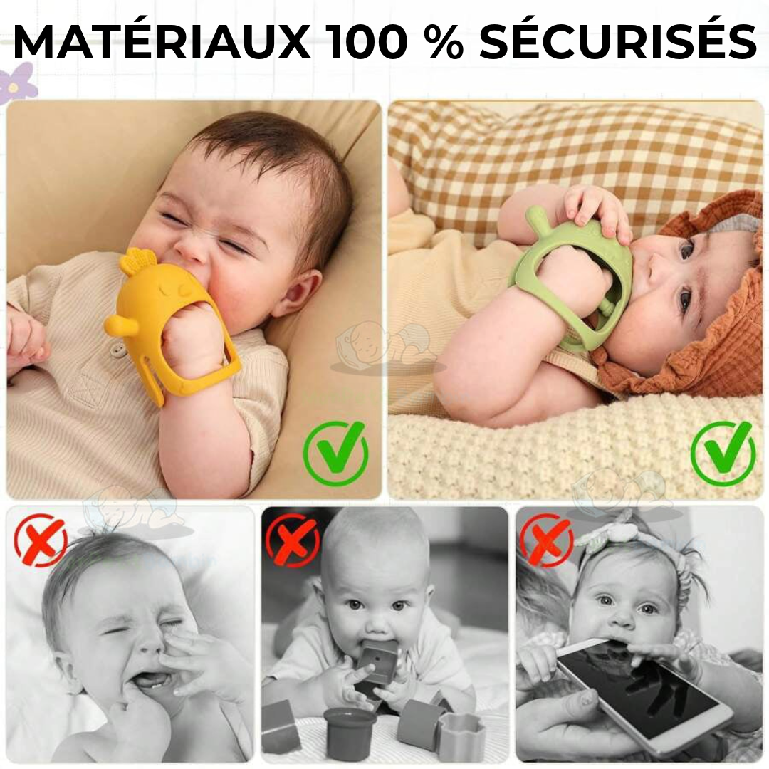 Gant de Dentition en Silicone