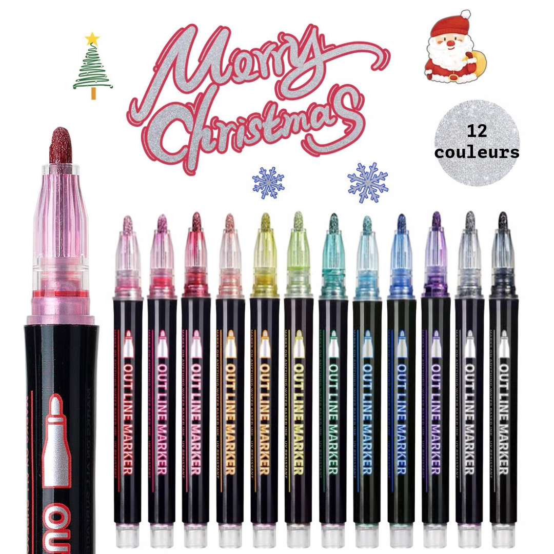 Stylos pailletés magiques