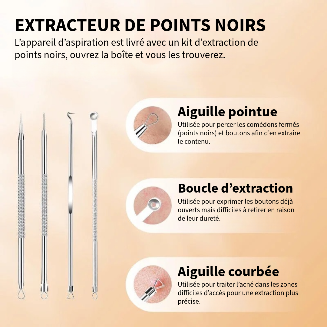 Extracteur de points noirs professionnel