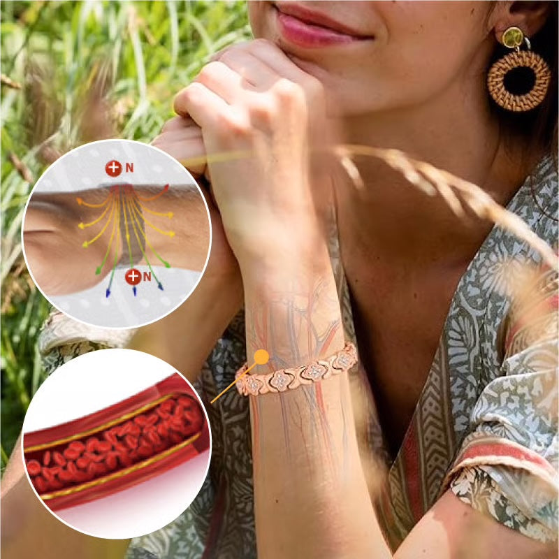 Bracelet Fleur en Cuivre
