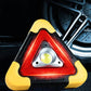Triangle de signalisation LED 2-en-1 à énergie solaire