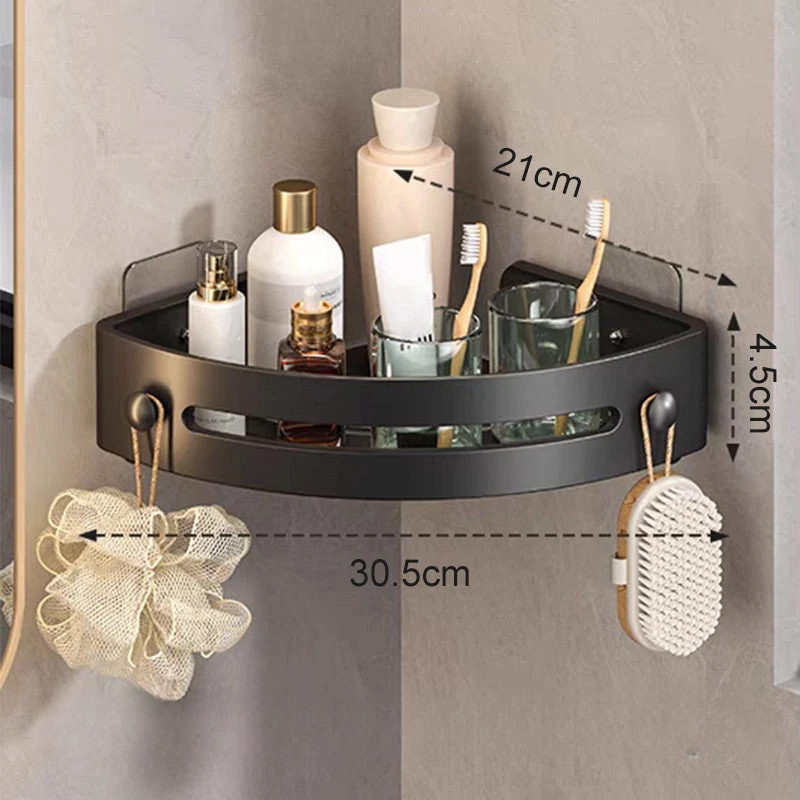 Étagère d’angle de douche sans perçage