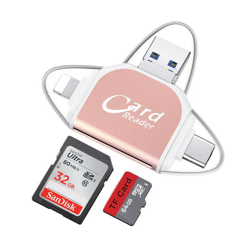 Lecteur de carte SD 4-en-1