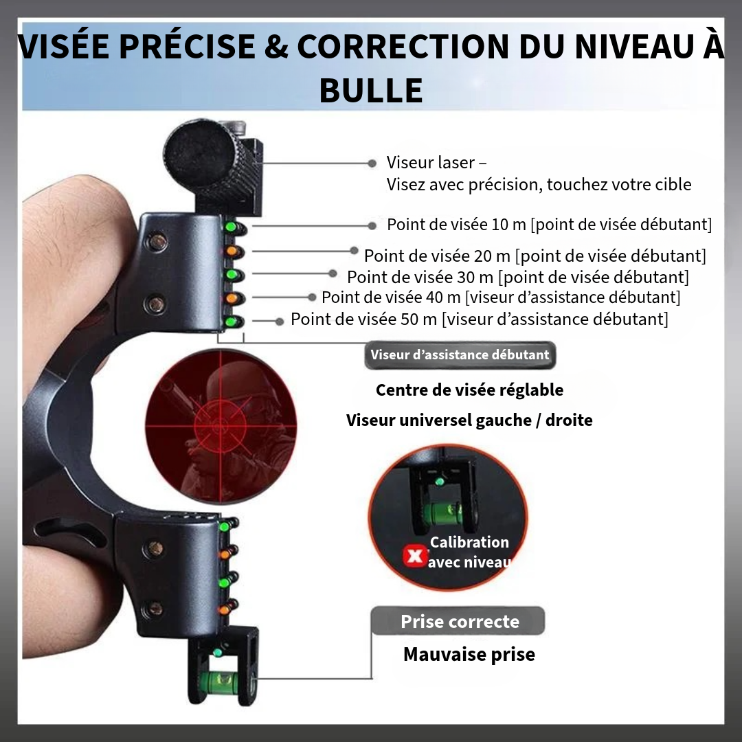 Lance-pierre laser professionnel