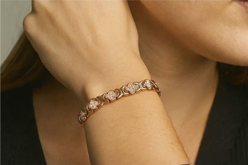 Bracelet Fleur en Cuivre