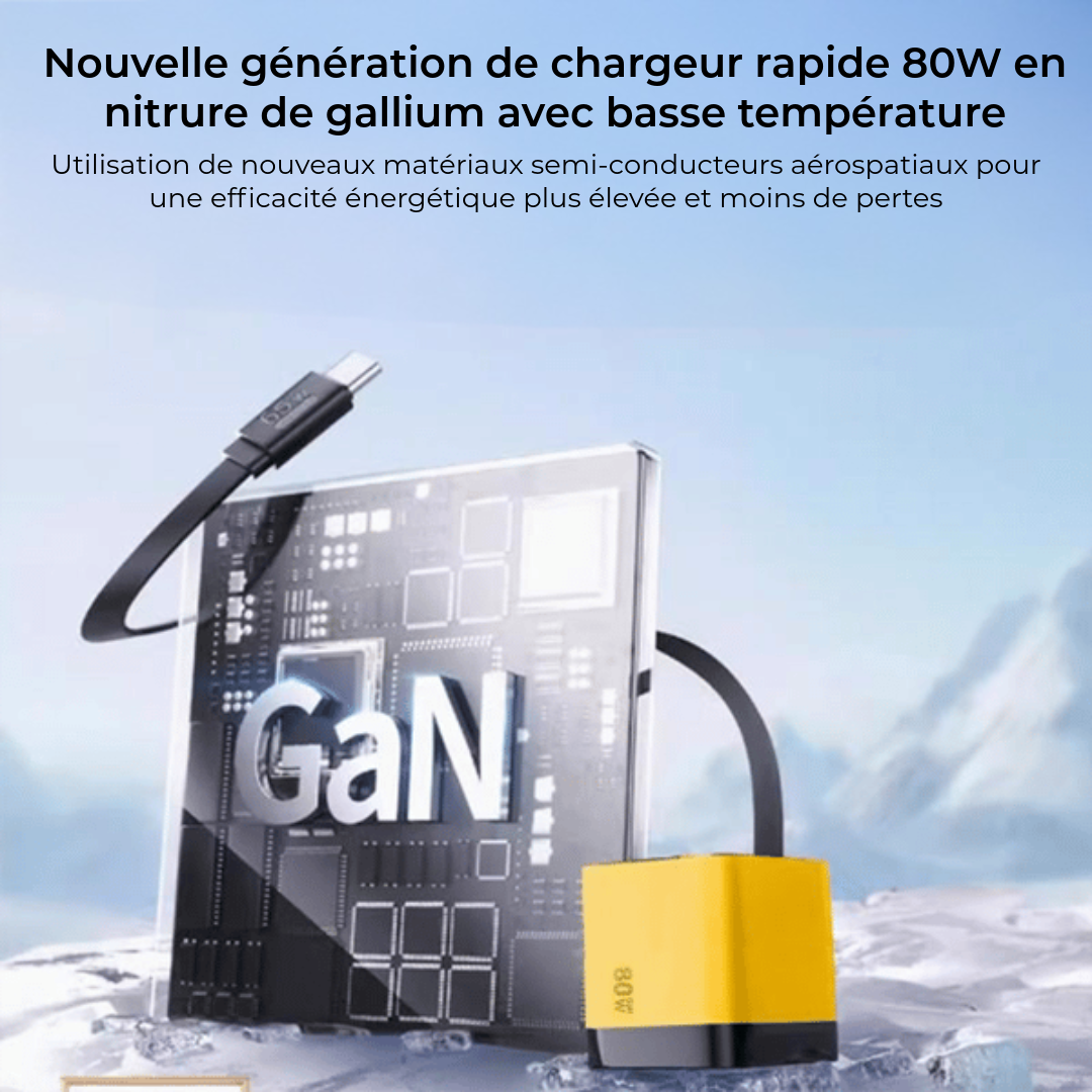Chargeur Rapide 80W