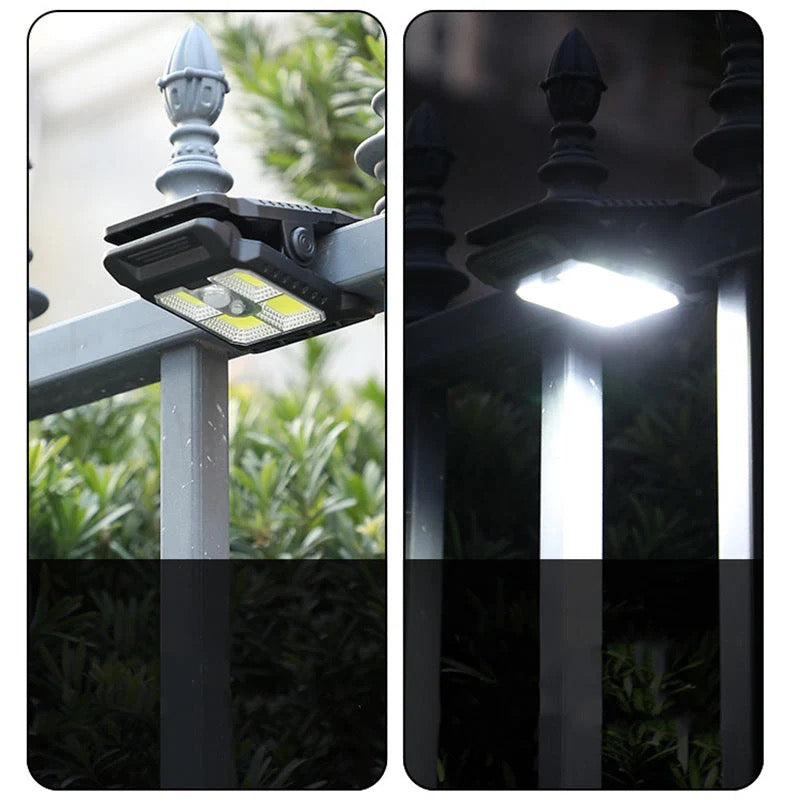 Lampe Solaire à Clip avec Capteur de Mouvement