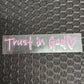 Autocollant rétroviseur "Trust in God"