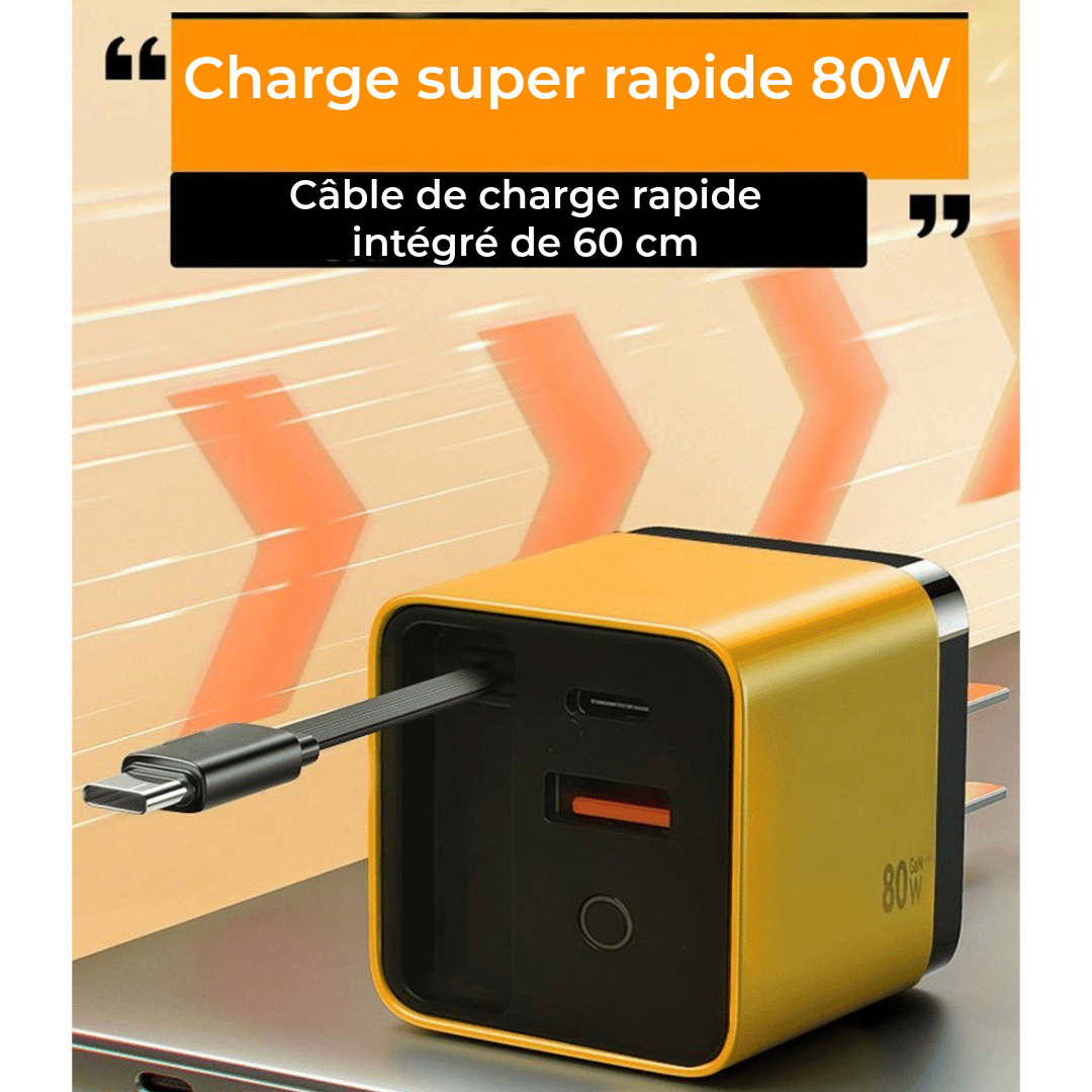 Chargeur Rapide 80W