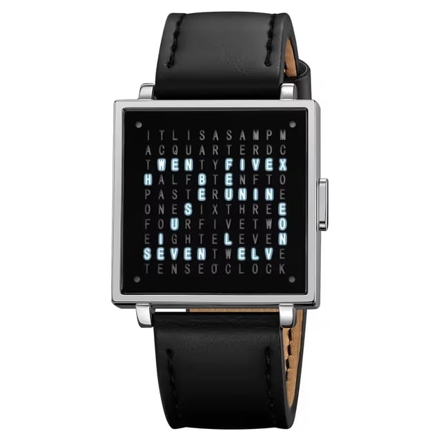 Horloge à lettres