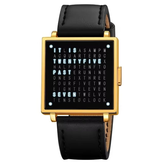 Horloge à lettres