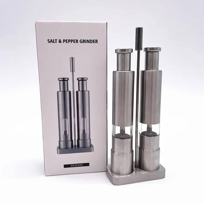 Set poivre & sel en acier inoxydable
