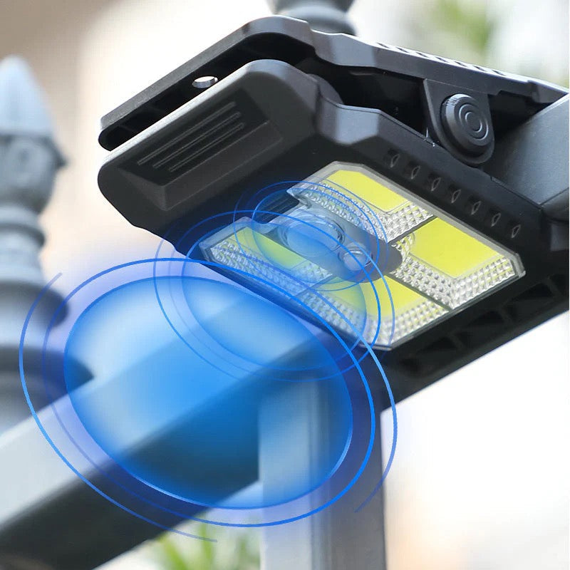 Lampe Solaire à Clip avec Capteur de Mouvement
