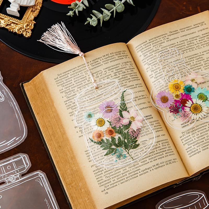 Marque-page à fleurs | 40 pièces