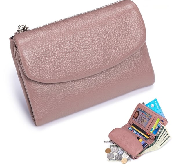 Portefeuille en Cuir de Luxe