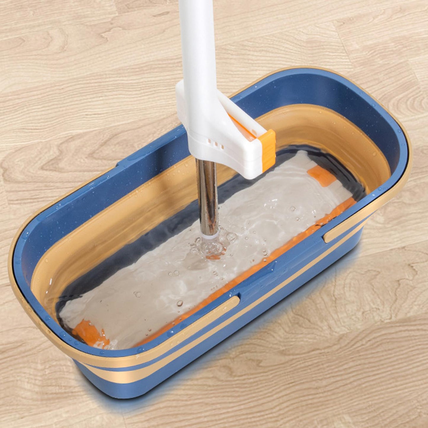 Seau rectangulaire pour serpillère | Pliable