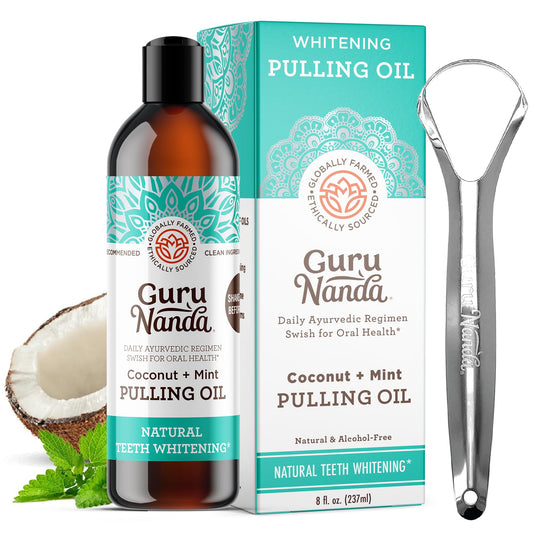 Bain de Bouche Éclaircissant Naturel + Gratte-langue