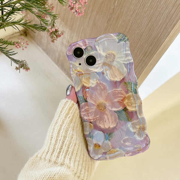 Coque iPhone Peinte à l’Huile Rétro