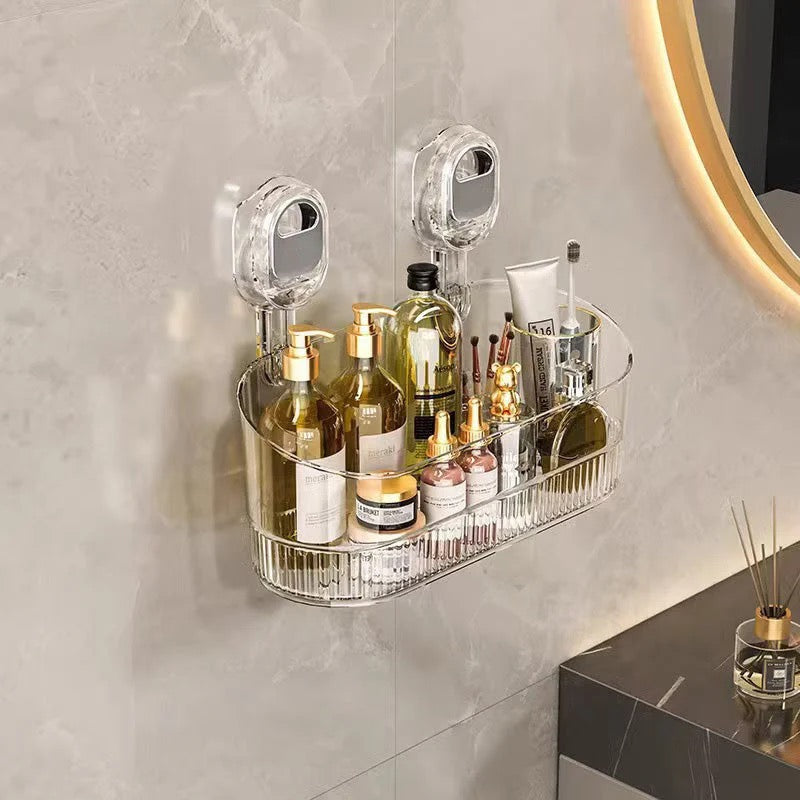 Étagère de rangement avec ventouse