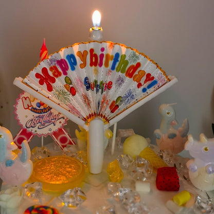 Bougie d'anniversaire magique