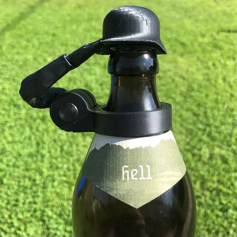 Casque Porte-Bouteilles Soldat