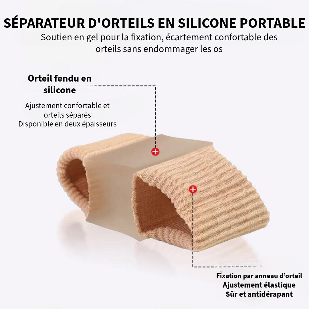 Séparateurs d'Orteils Élastiques