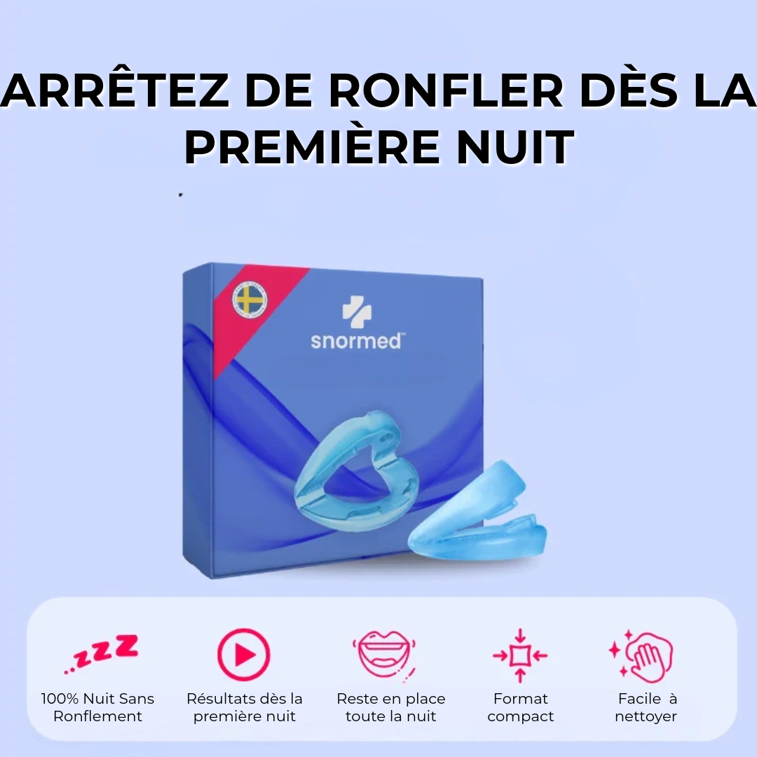 SnorMed™ | Embout Buccal Anti-Ronflement