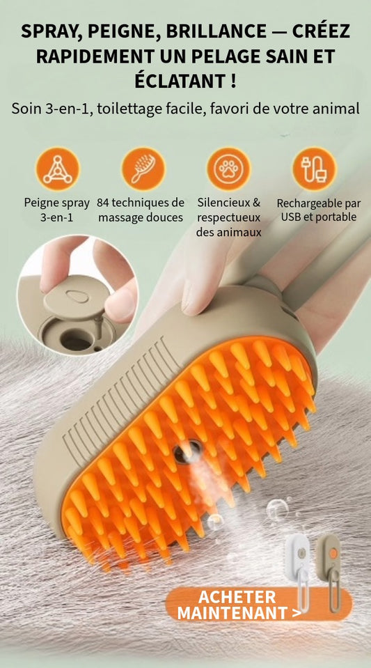 Peigne Vapeur pour Animaux