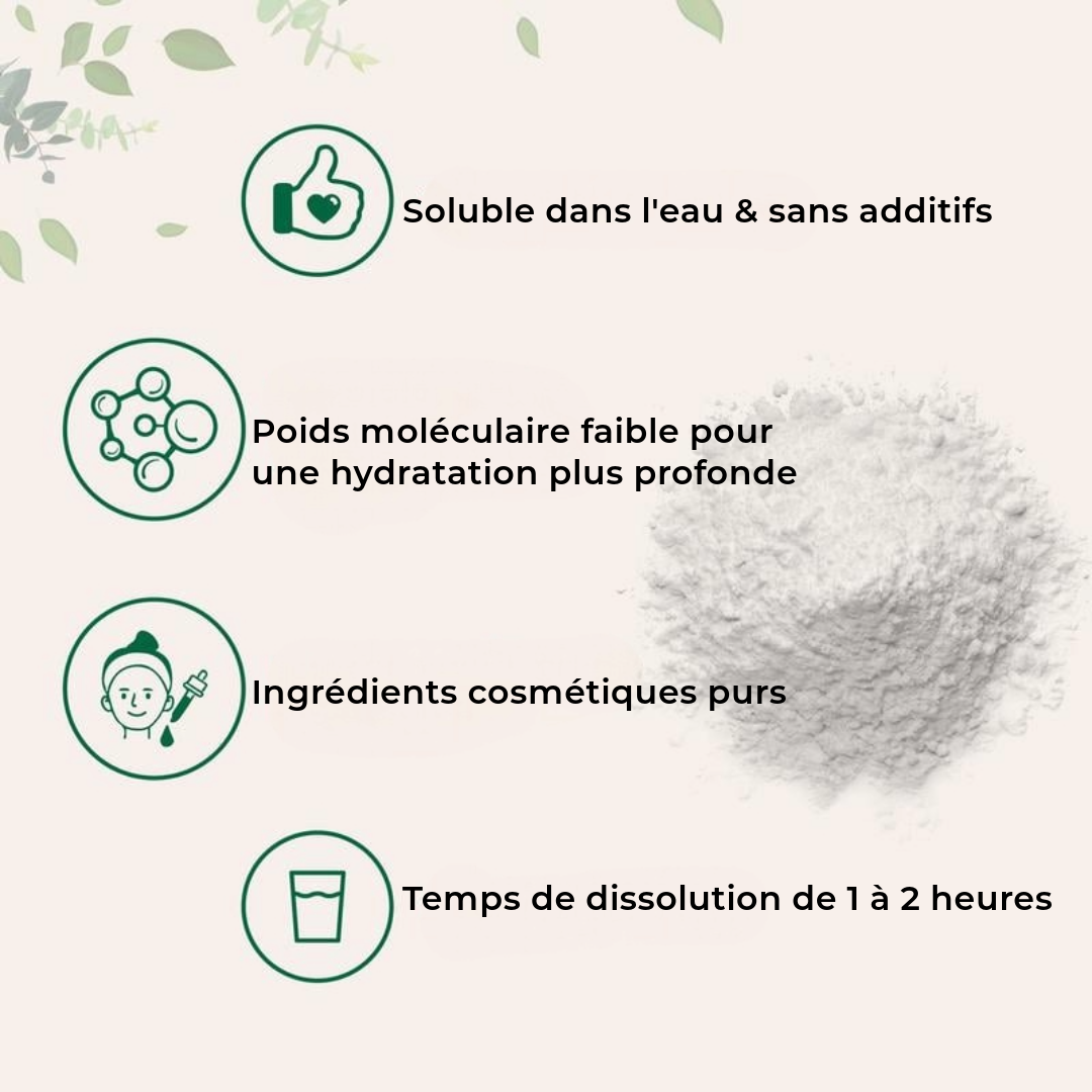 TONISABERY™ | Poudre d'Acide Hyaluronique