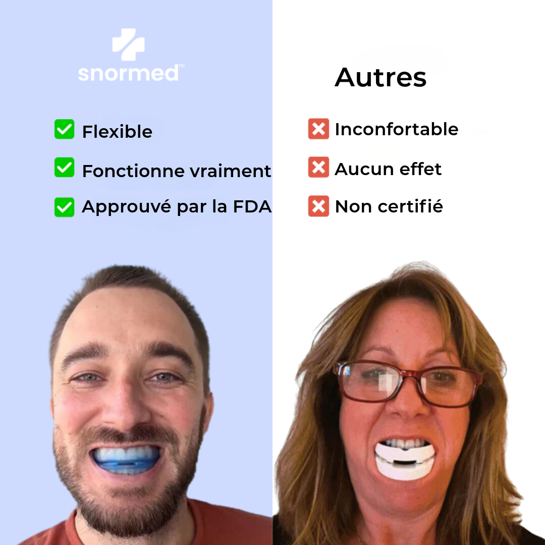 SnorMed™ | Embout Buccal Anti-Ronflement