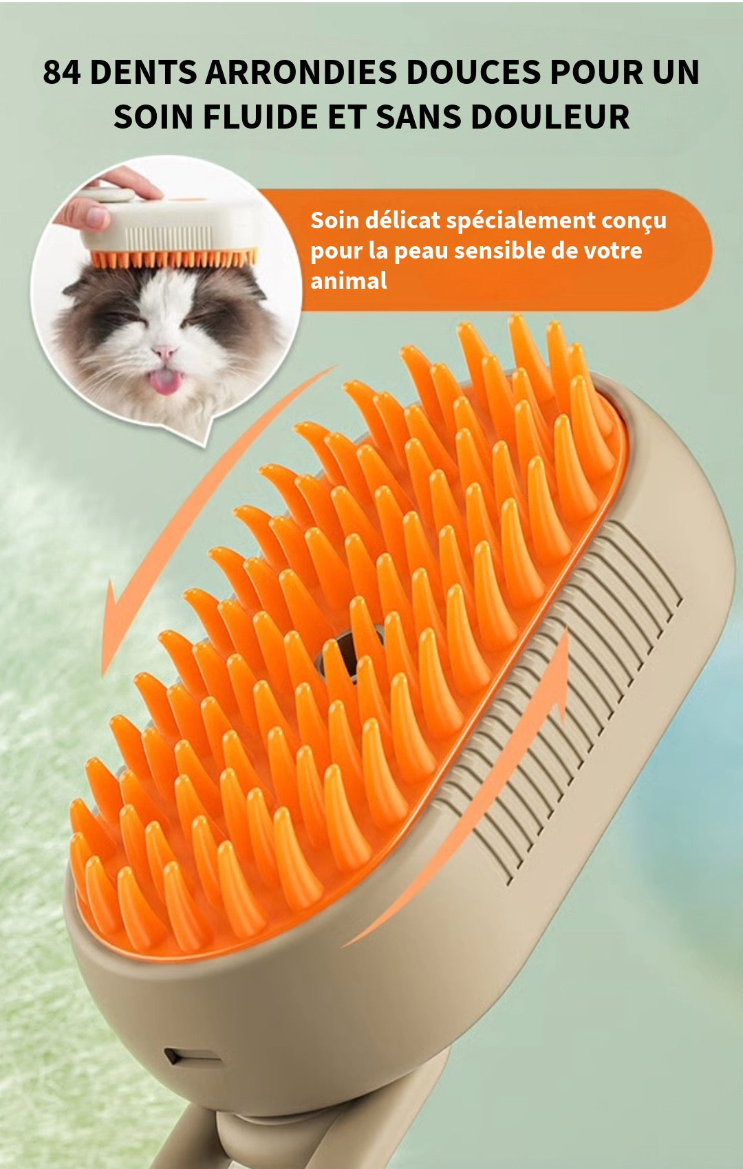 Peigne Vapeur pour Animaux