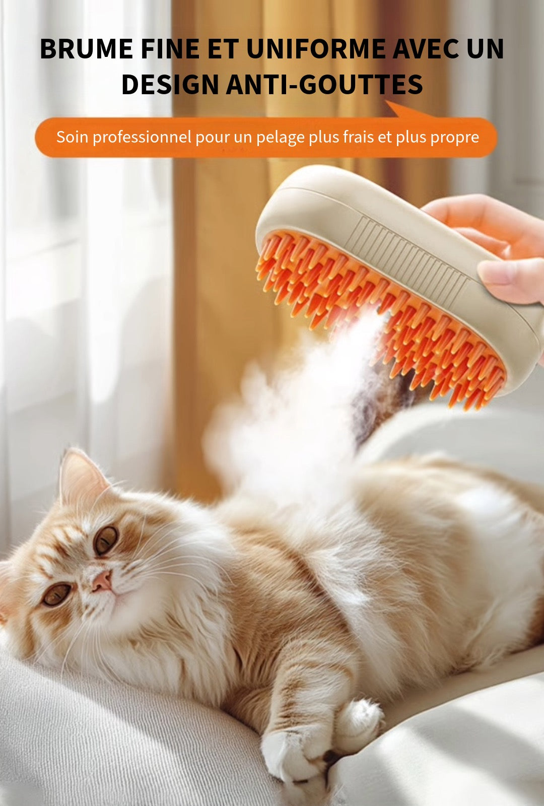Peigne Vapeur pour Animaux