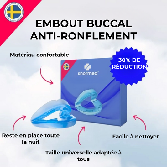 SnorMed™ | Embout Buccal Anti-Ronflement