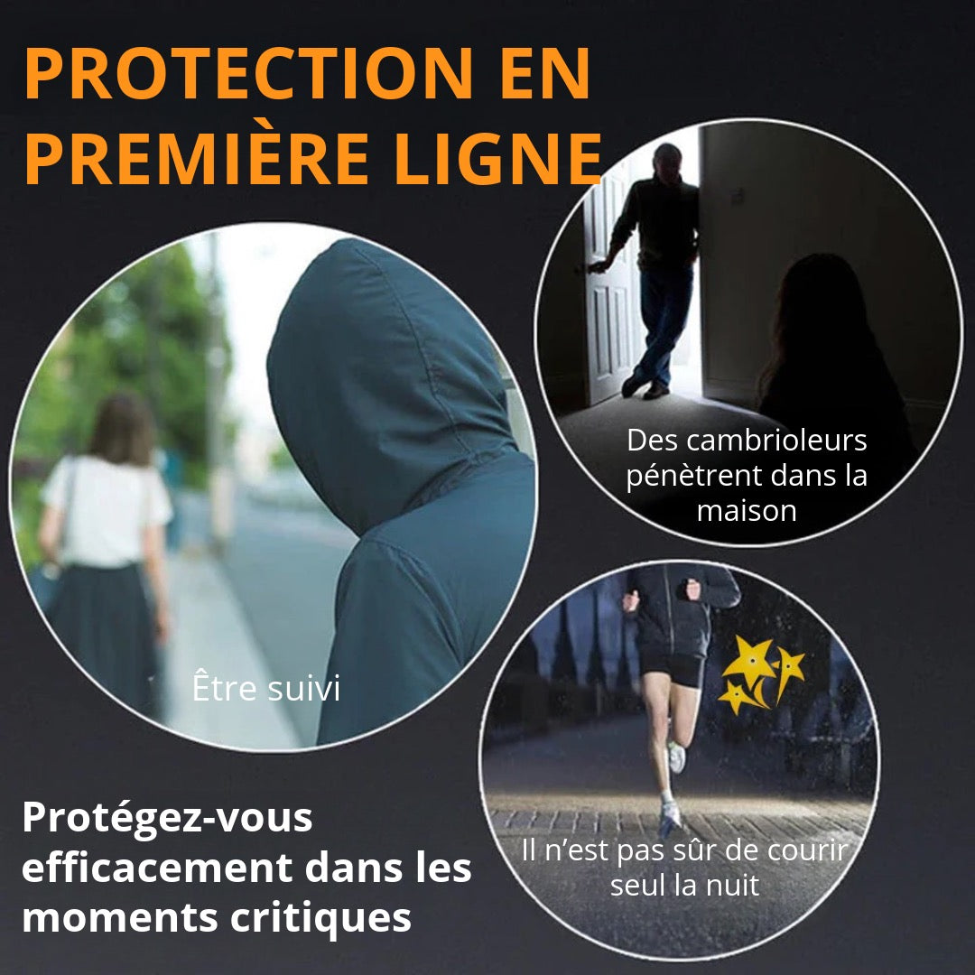 Lampe de Défense en Forme de Clé de Voiture