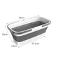 Seau rectangulaire pour serpillère | Pliable