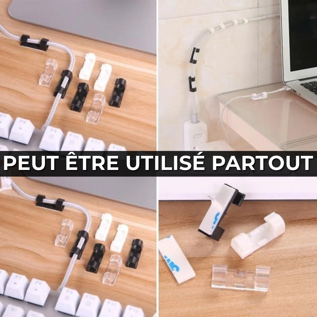 Clips d'organisateur de câbles