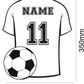 lampe de maillot de football personnalisé