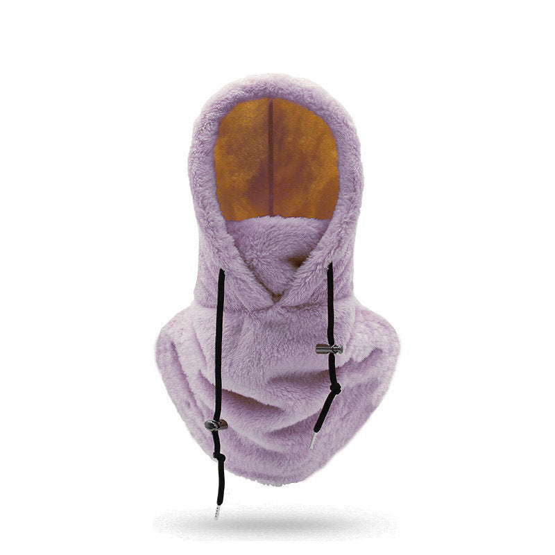 Capuche en fourrure chaude