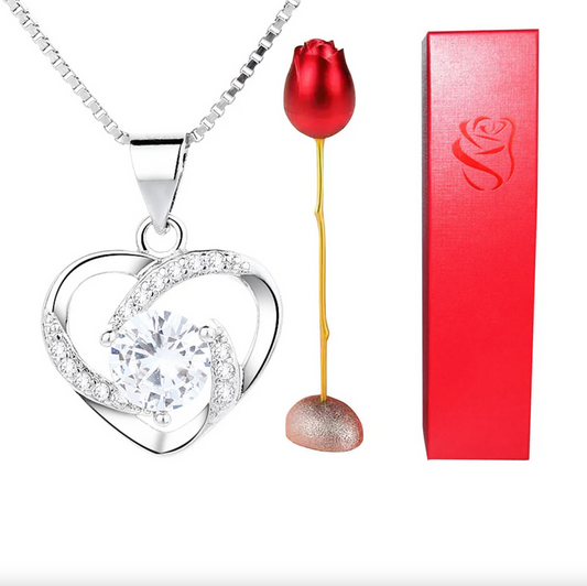 Collier Élégant en Rose