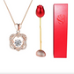 Collier Élégant en Rose