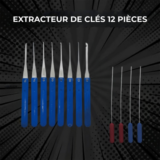 Extracteur de clés 12 pièces