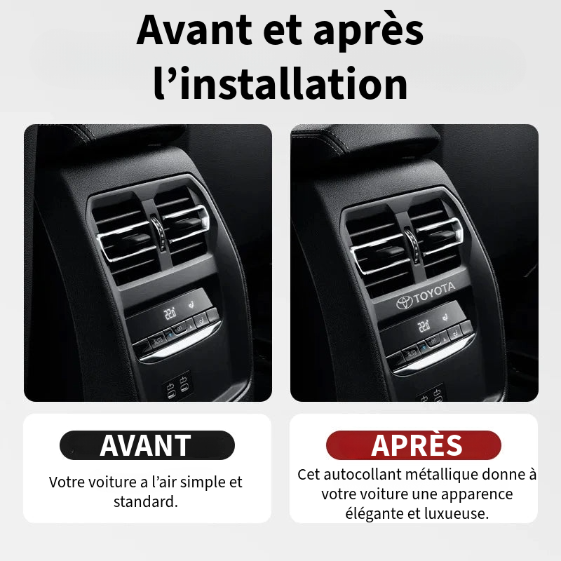 Autocollants Métalliques de Luxe
