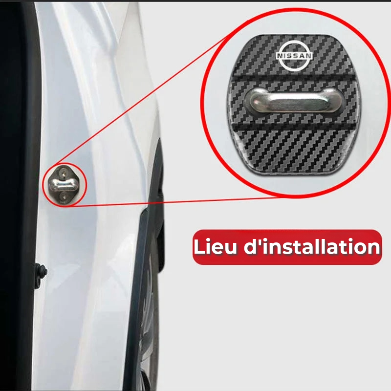 Protection de Verrouillage de Porte de Voiture de Luxe | 4 Pièces