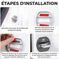 Protection de Verrouillage de Porte de Voiture de Luxe | 4 Pièces