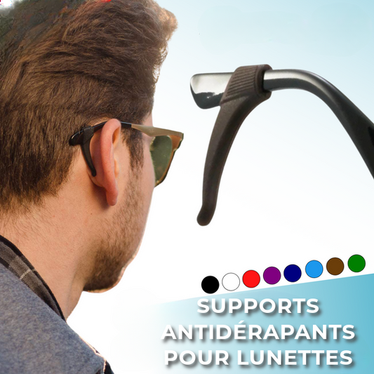 Supports antidérapants pour lunettes | 1 + 2 GRATUITS