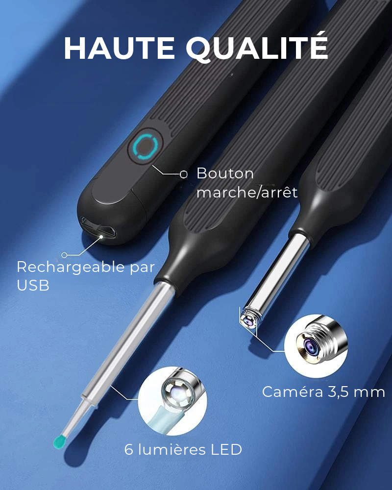 Nettoyeur d'Oreilles Professionnel | Ensemble de 8 Pièces