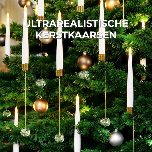 Bougies de Noël ultra-réalistes