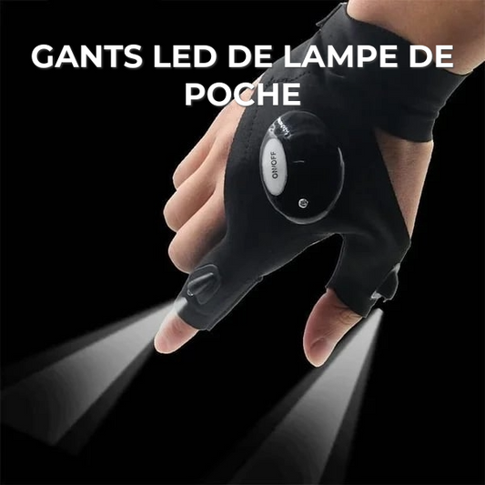 Gants LED éclairants