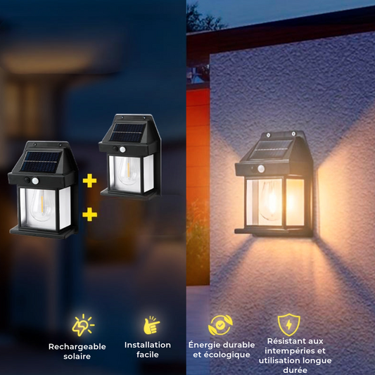 Lampe de jardin à énergie solaire